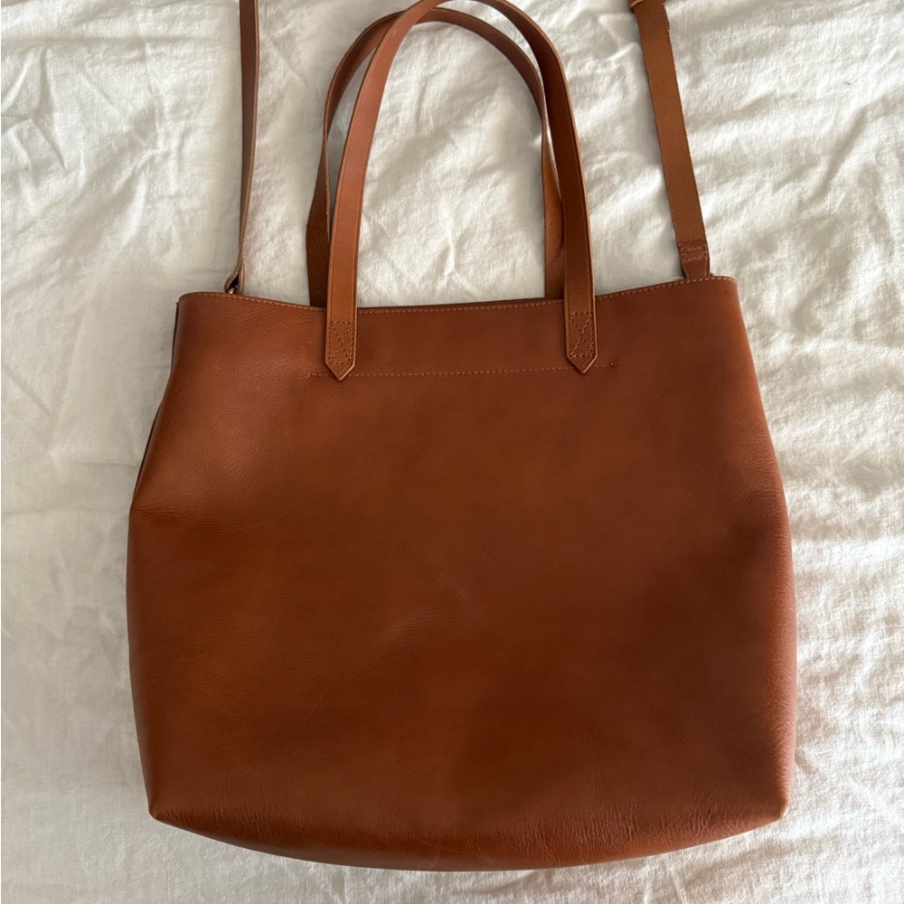 MADEWELL THE ZIP-TOP MEDIUM TRANSPORT TOTE: RAINBOW STRIPE EDITION NWT - Picture 5 of 8